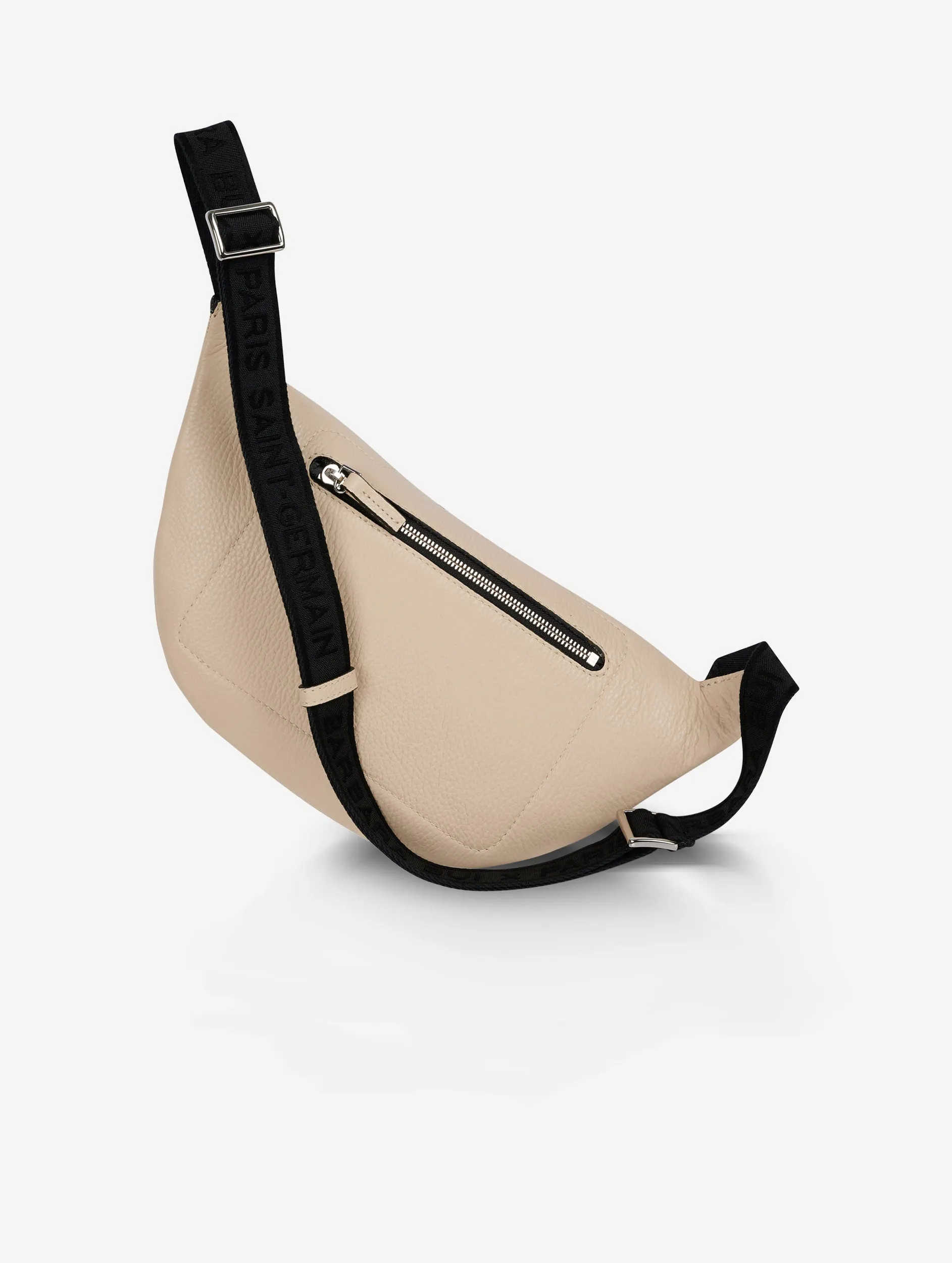 Sand grained leather fanny pack Barbara Bui x PSG