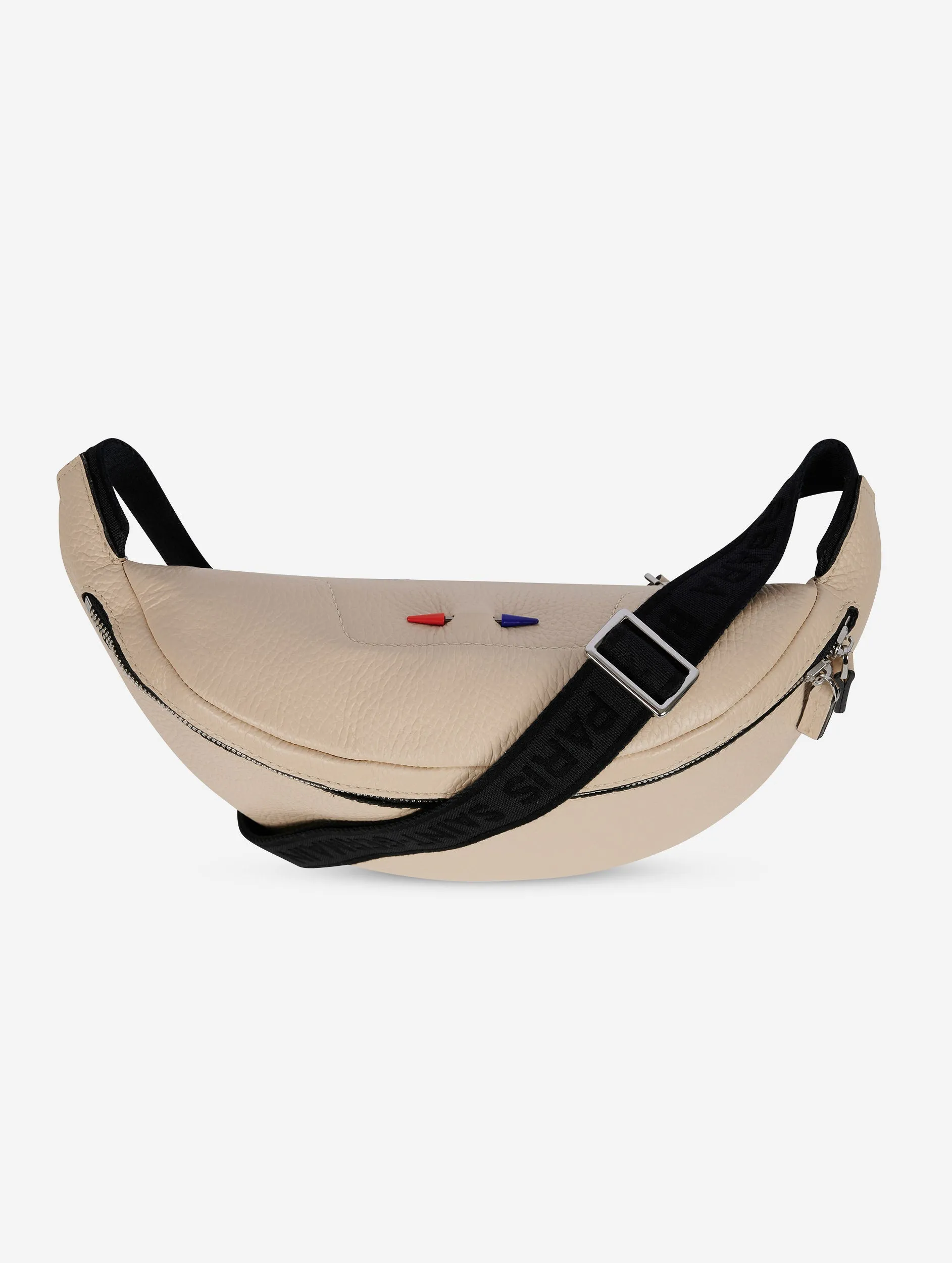 Sand grained leather fanny pack Barbara Bui x PSG