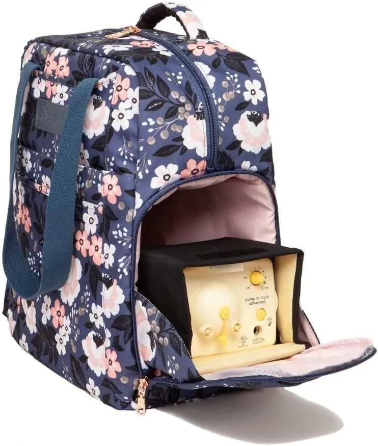 Sarah Wells Kelly Convertible Breast Pump Bag and Backpack with Carrying Handles - 1 Count (Pack of 1) - Le Floral