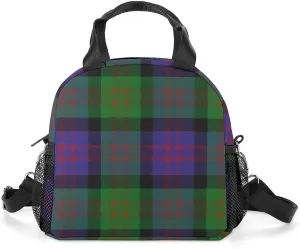 Scottish Clan MacDonald Donald Tartan Plaid Adjustable Shoulder Strap Insulated And Leak Proof Premium Lunch Bag Unisex