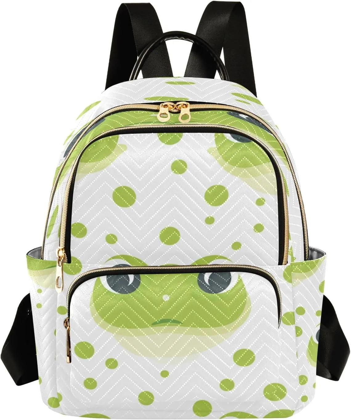senya Big Frog Head Women Backpack Purse Travel Daypack Shoulder Bag