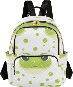 senya Big Frog Head Women Backpack Purse Travel Daypack Shoulder Bag