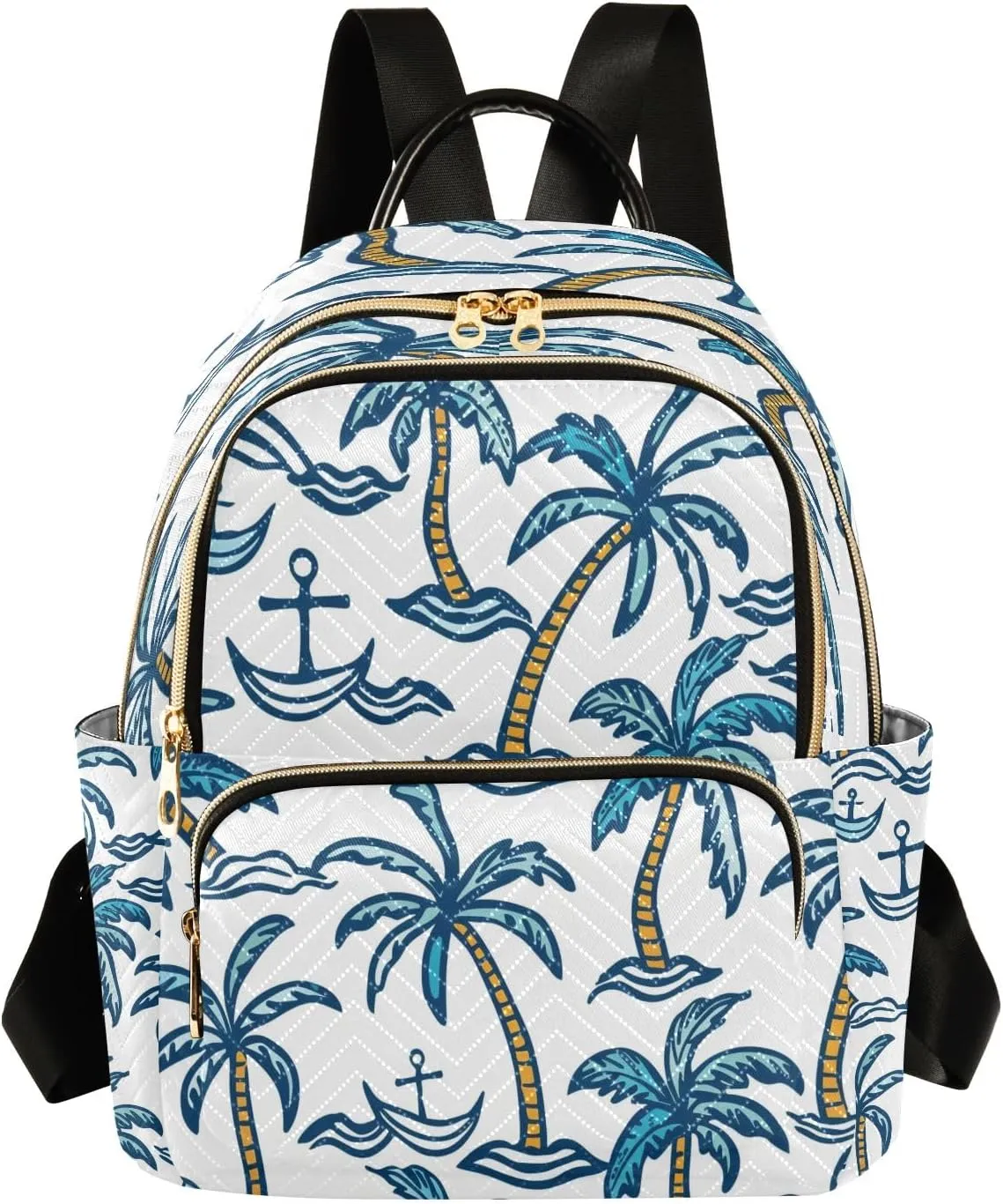 senya Tropical Spear 1 Women Backpack Purse Travel Daypack Shoulder Bag