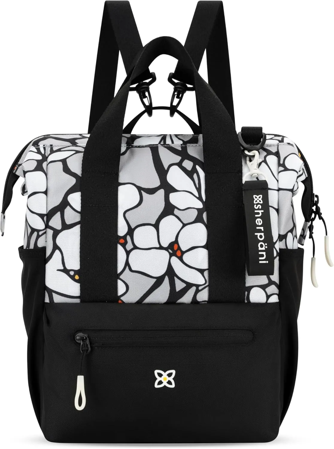 Sherpani Dispatch, Convertible Backpack, 3 in 1 Tote Bag, Women Crossbody Bag, Cross Body Purse, 14L Travel Backpack, Travel Gifts for Mothers Day 2025, RFID Protection, Fits 13” Laptop (Magnolia)