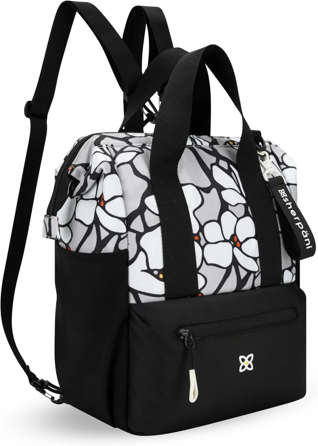 Sherpani Dispatch, Convertible Backpack, 3 in 1 Tote Bag, Women Crossbody Bag, Cross Body Purse, 14L Travel Backpack, Travel Gifts for Mothers Day 2025, RFID Protection, Fits 13” Laptop (Magnolia)