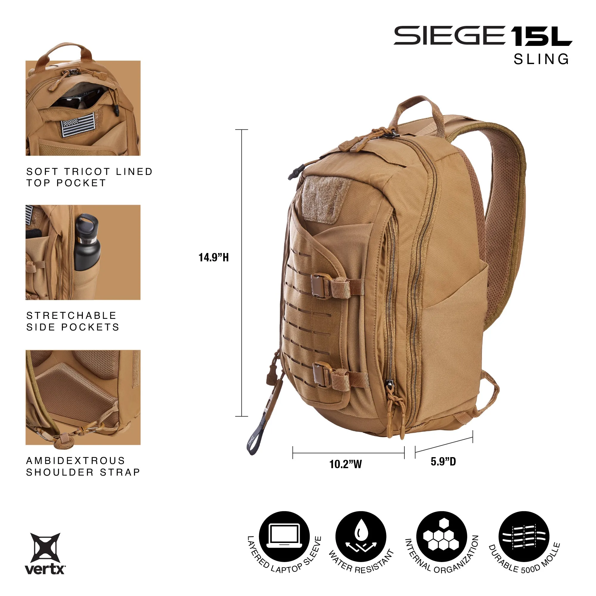Siege 15L Tactical Sling