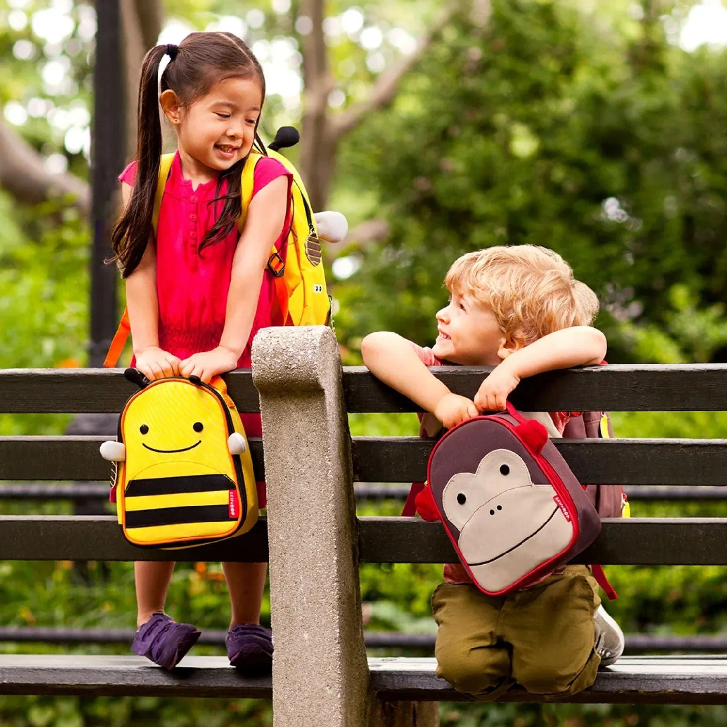 Skip Hop Zoo Lunchie Insulated Kids Lunch Bag, Monkey for Kids Ages 3 