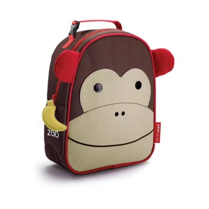 Skip Hop Zoo Lunchie Insulated Kids Lunch Bag, Monkey for Kids Ages 3 