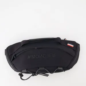 Sleek Black Nylon Belt Bag