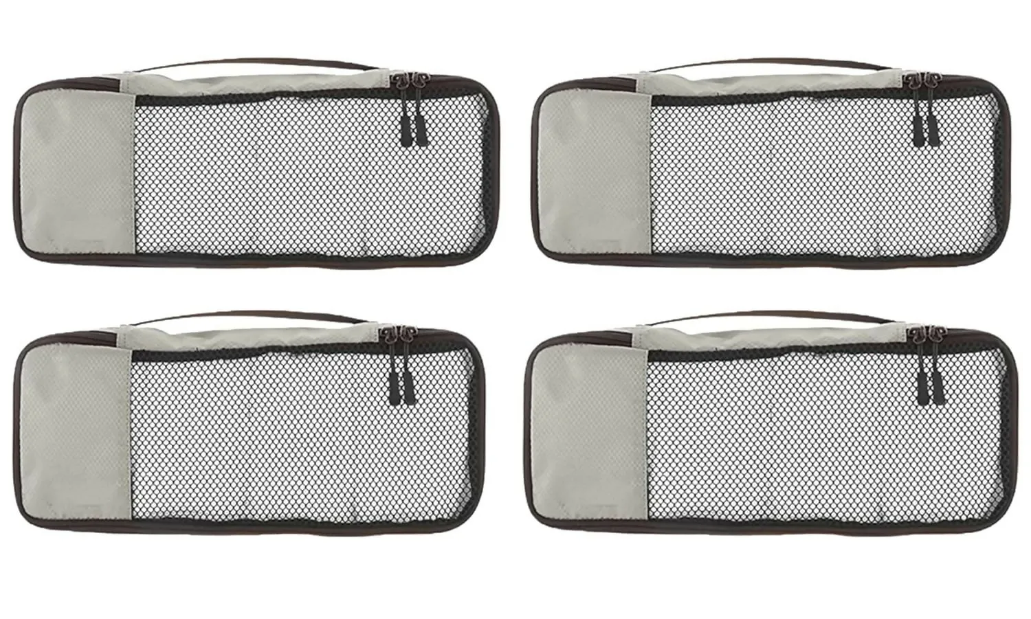 Slim Travel Packing Cube Set for Clothes & Laundry Storage (4-Piece)