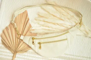 Small Fanny Pack: Ivory