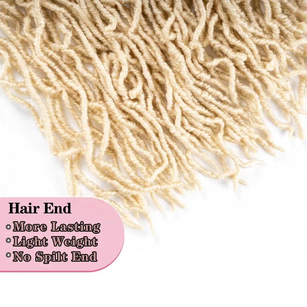 Soft Locs 40 Inch Crochet Hair 6 Packs Faux Locs Crochet Hair Pre Looped Synthetic Soft Faux Locs Crochet Hair For Women Goddess Locs Crochet Hair