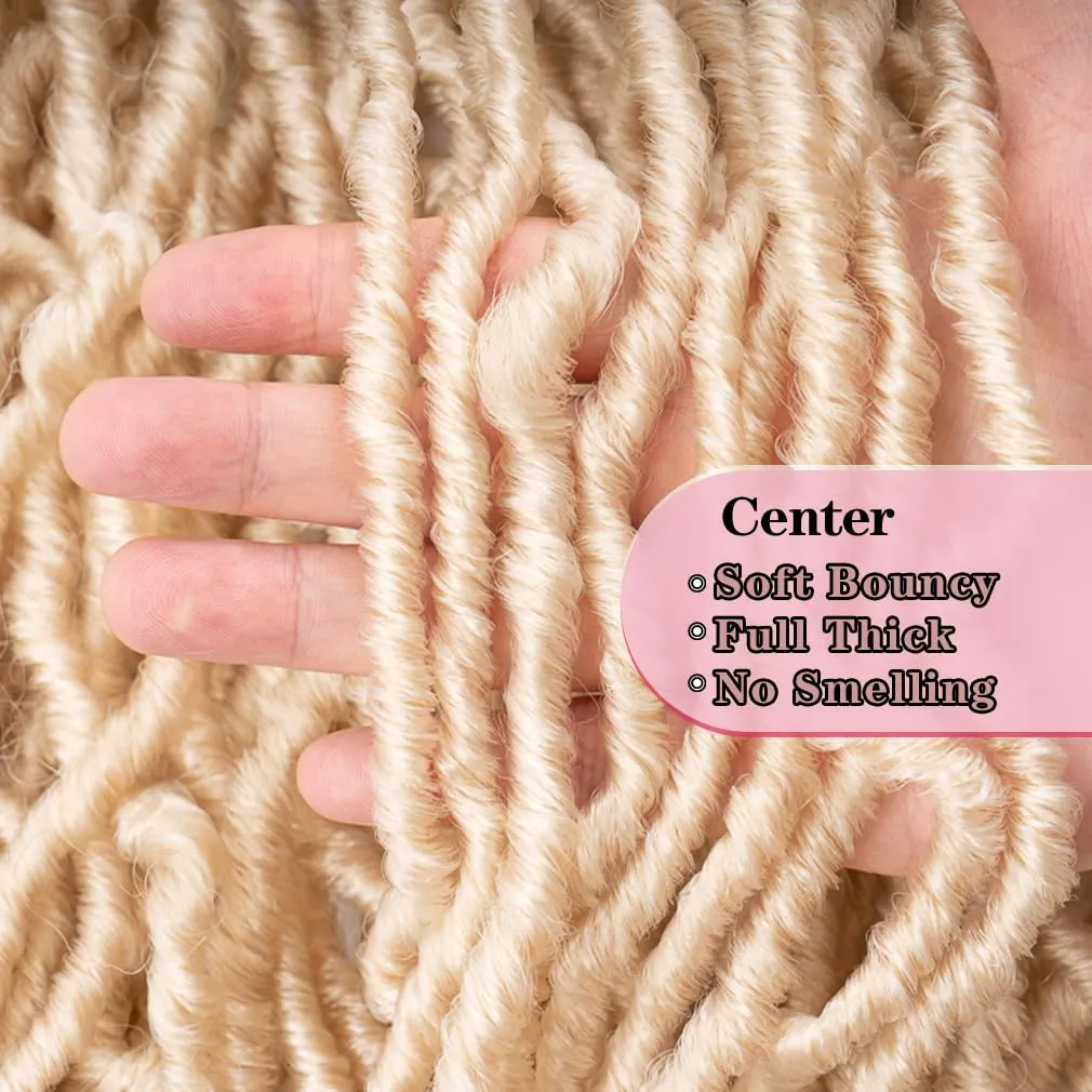 Soft Locs 40 Inch Crochet Hair 6 Packs Faux Locs Crochet Hair Pre Looped Synthetic Soft Faux Locs Crochet Hair For Women Goddess Locs Crochet Hair