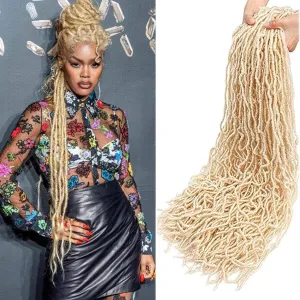 Soft Locs 40 Inch Crochet Hair 6 Packs Faux Locs Crochet Hair Pre Looped Synthetic Soft Faux Locs Crochet Hair For Women Goddess Locs Crochet Hair