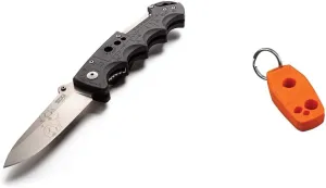 SOG Kilowatt- Electricians Pocket Knife with Wire Stripping Multi-Tool and 3.4 Inch AUS-8 Blade & Klein Tools MAG2 Demagnetizer/Magnetizer for Screwdriver Bits and Tips