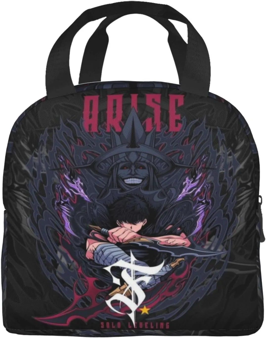 Solo Manga Leveling Shopping Bag, Fashionable Outdoor Handbag Hand In Hand