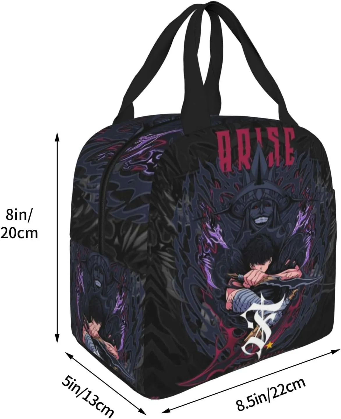 Solo Manga Leveling Shopping Bag, Fashionable Outdoor Handbag Hand In Hand