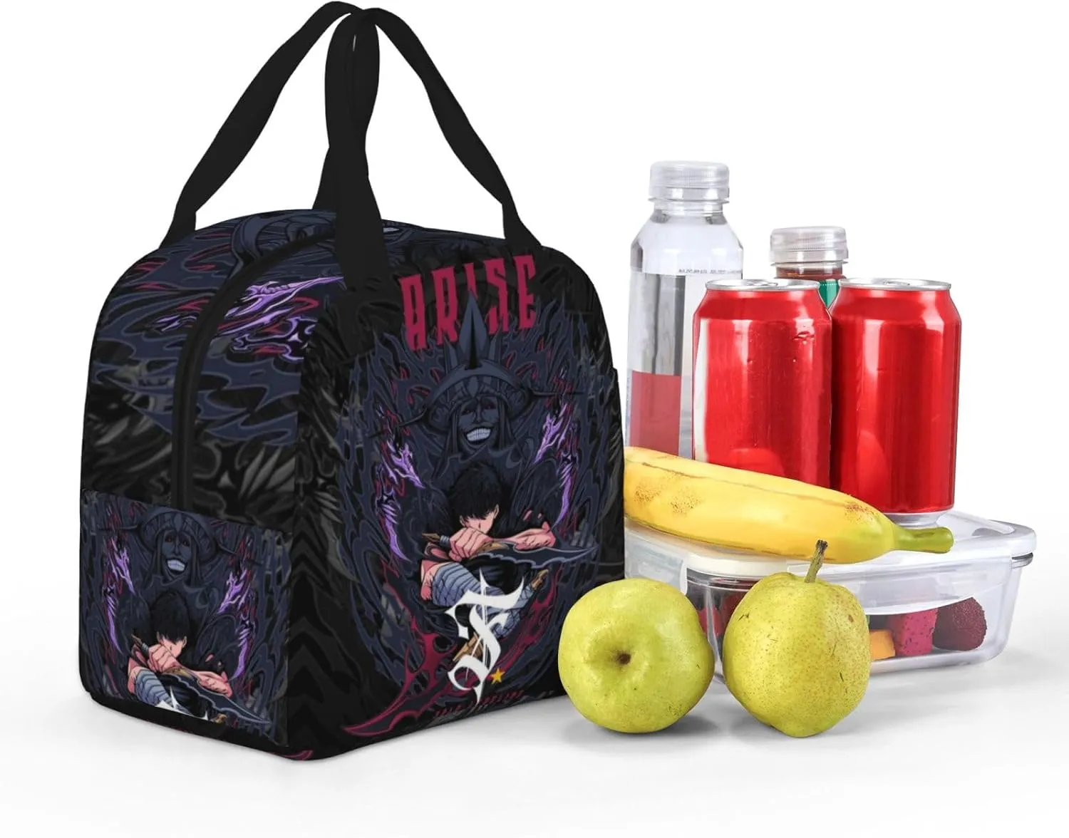 Solo Manga Leveling Shopping Bag, Fashionable Outdoor Handbag Hand In Hand