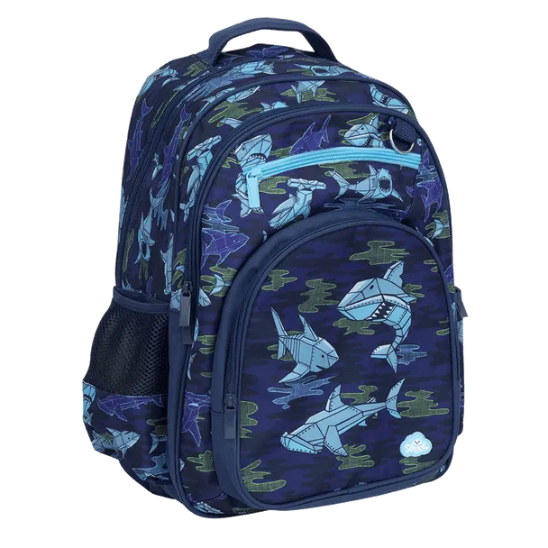 Spencil Big Kids Backpack - Robo Shark