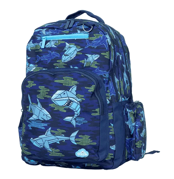 Spencil Big Kids Backpack - Robo Shark