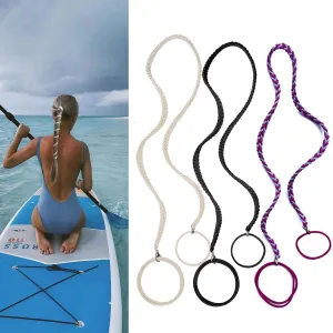 Spiral Hair Tie Sprots Ponytail Holders, 3 Packs 25" Elastic Braided Hair Ties No Tangled, Pony Tail Wrap for Long Hair for Gym, Swimming, Diving Colorful