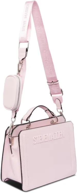 Steve Madden Bevelyn Convertible Tote Bag, Chalk Pink