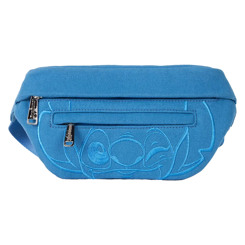 Stitch Ohana Canvas Convertible Disney Loungefly Belt Bag with Coin Bag