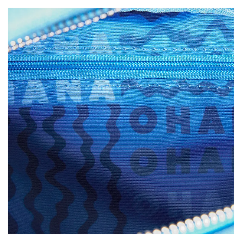 Stitch Ohana Canvas Convertible Disney Loungefly Belt Bag with Coin Bag