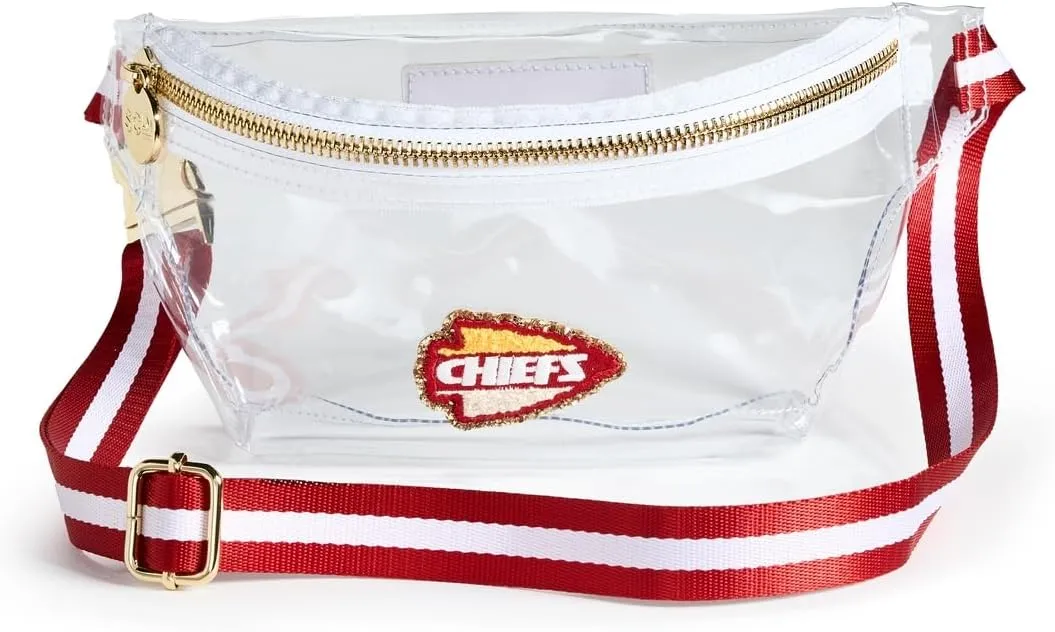 Stoney Clover Lane Women's Kansas City Chiefs Clear Fanny Pack