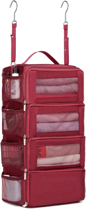 Suitcase Organizer Travel Bags Organizer for Luggage Compression Hanging Packing Cubes for Travel Carry on Closet (Bag Only)