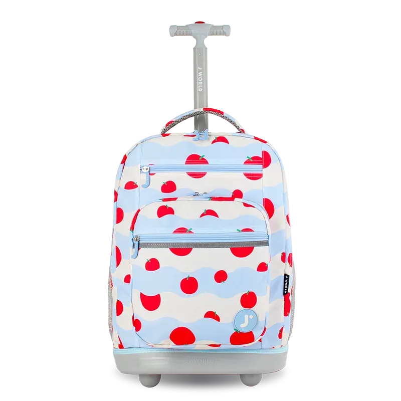 Sundance Laptop Rolling Backpack (20 Inch) in Floating Apple