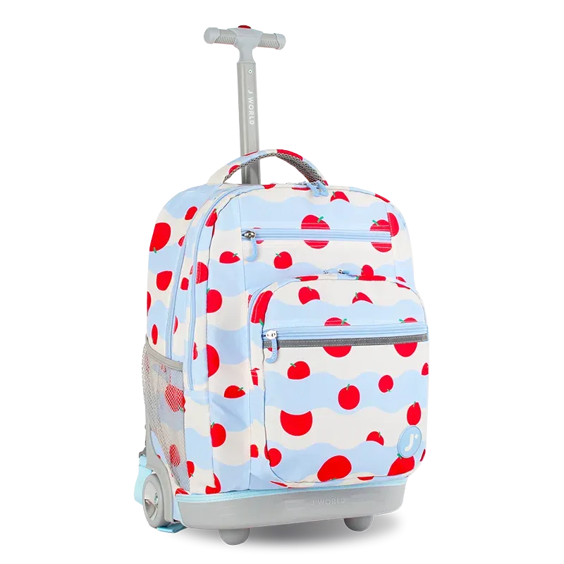 Sundance Laptop Rolling Backpack (20 Inch) in Floating Apple