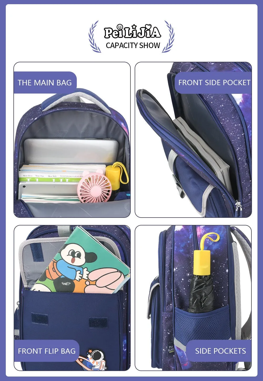 Super Cute Space School Bags