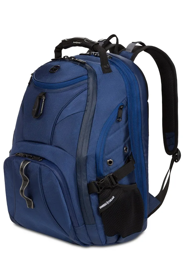 SWISSGEAR 1900 ScanSmart Laptop Backpack - Ballistic Navy Blue