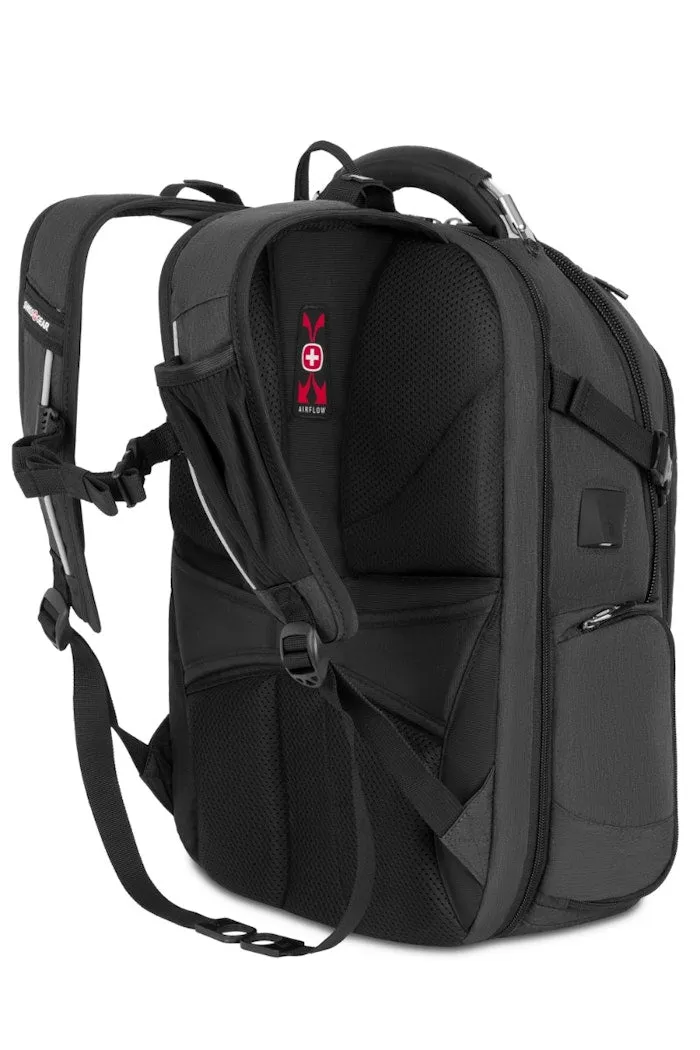 SWISSGEAR 5358 USB ScanSmart Laptop Backpack - Gray Heather