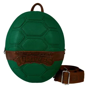 Teenage Mutant Ninja Turtles Figural Shell Convertible Nickelodeon Loungefly Mini Backpack & Crossbody Bag