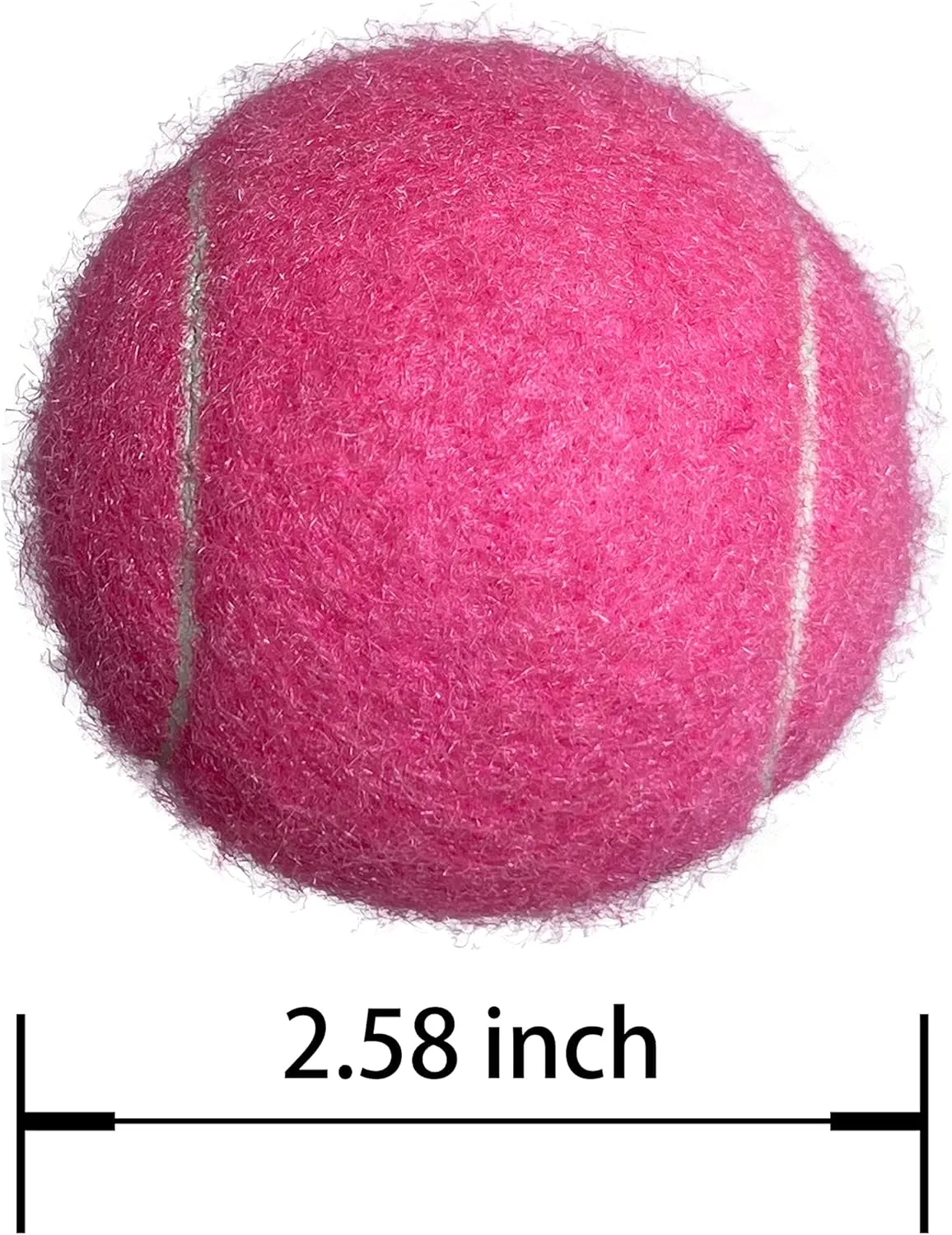 Tennis Balls, 12 Packs Practice Tennis Balls for Beginner, Training Playing Tennis Balls for Dogs, Come with Mesh Carry Bag