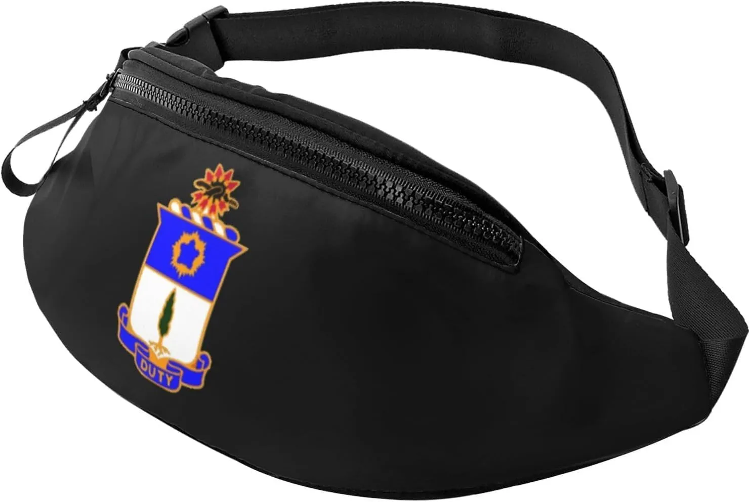 The 21st Infantry Regiment Unisex Leisure Waist Bag Outdoor Sports Running Waist Bag Business Travel Mobile Phone Bag