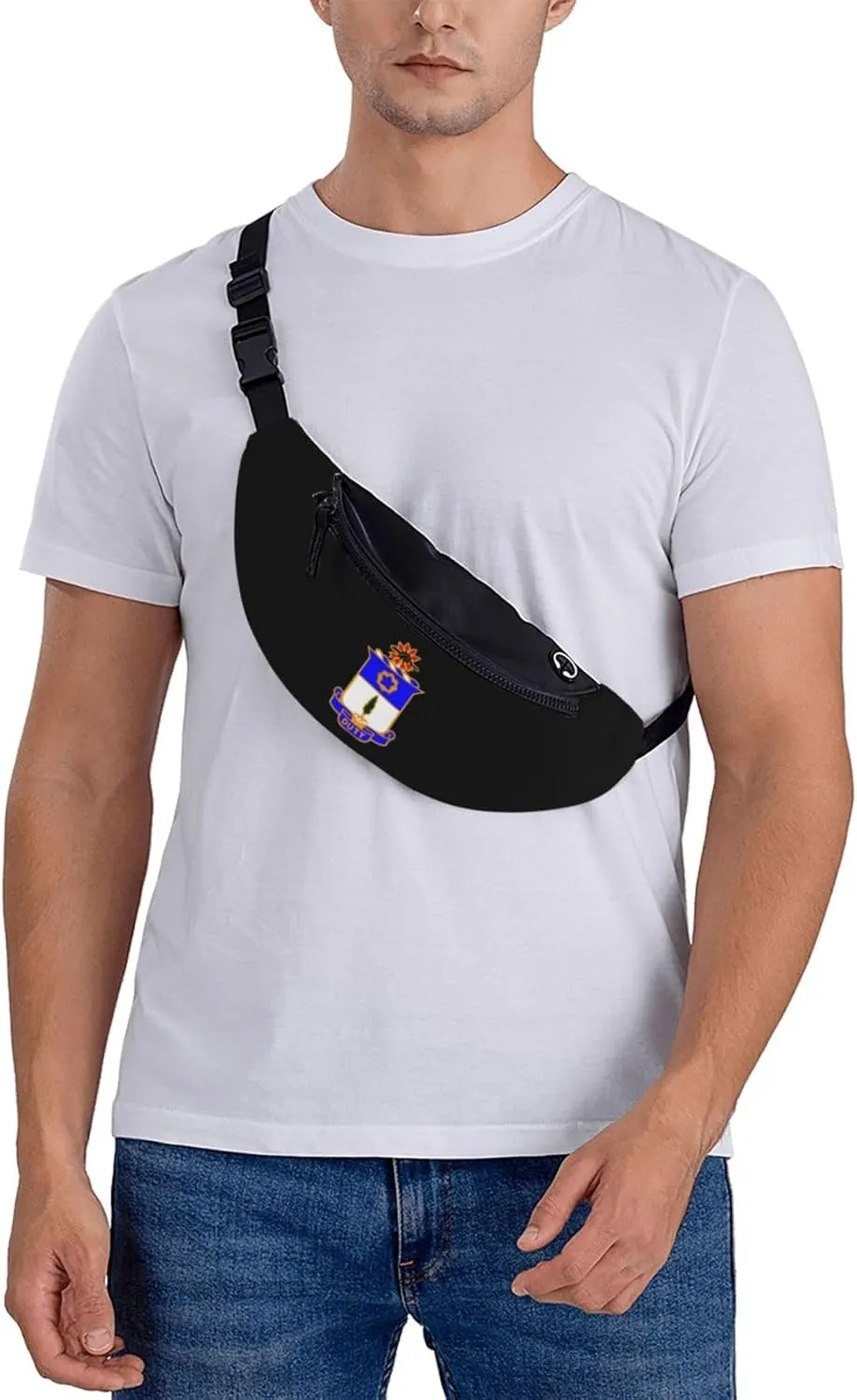 The 21st Infantry Regiment Unisex Leisure Waist Bag Outdoor Sports Running Waist Bag Business Travel Mobile Phone Bag