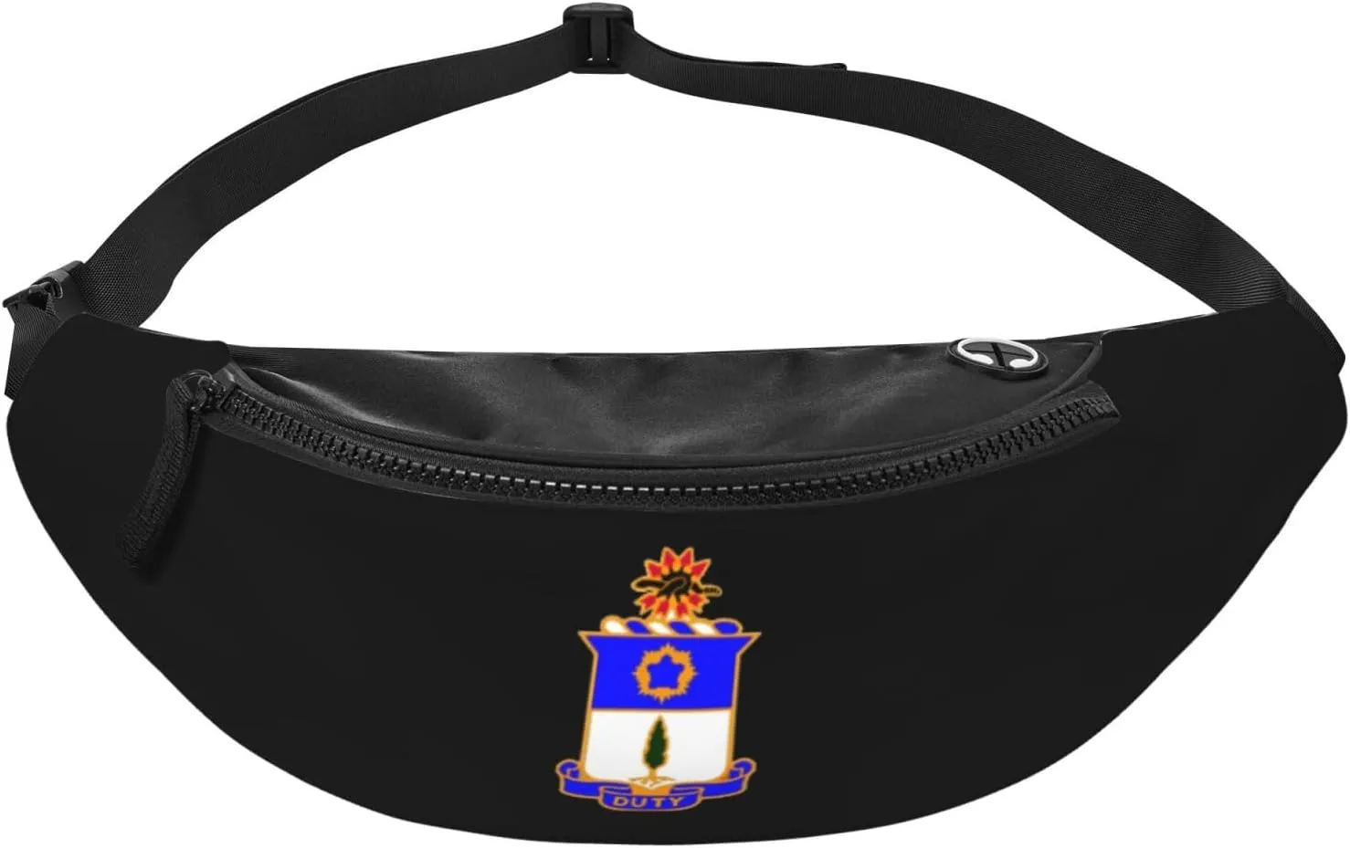 The 21st Infantry Regiment Unisex Leisure Waist Bag Outdoor Sports Running Waist Bag Business Travel Mobile Phone Bag