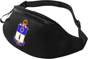 The 21st Infantry Regiment Unisex Leisure Waist Bag Outdoor Sports Running Waist Bag Business Travel Mobile Phone Bag