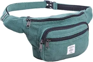 The Collection Royal Himalayan Hemp and Cotton Fanny Pack, Eco-friendly, Fanny Packs Boho, Hippie Fanny Pack, Waist Belt, Travel Utility Belt