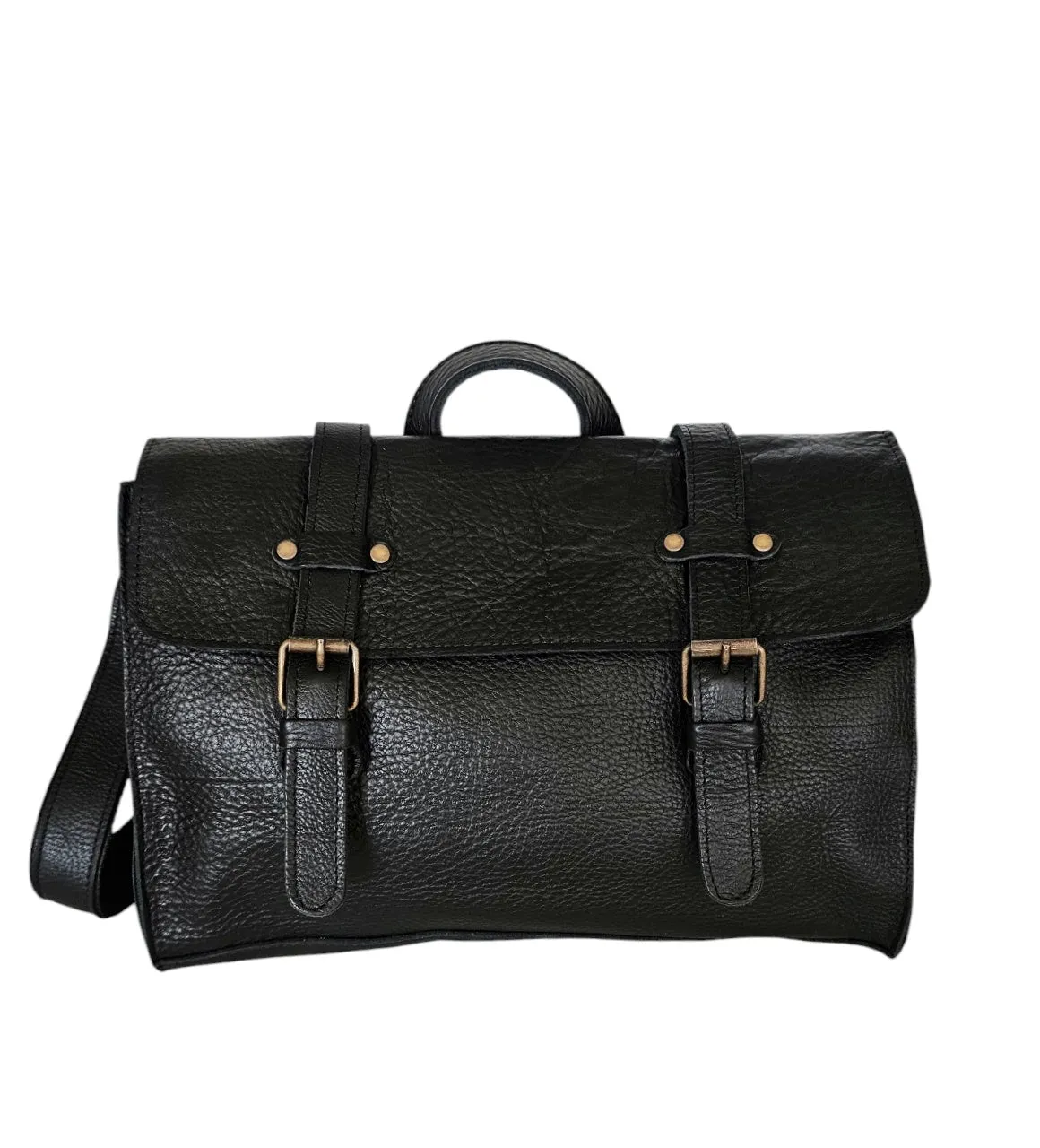 The Convertible Crossbody Backpack - Black