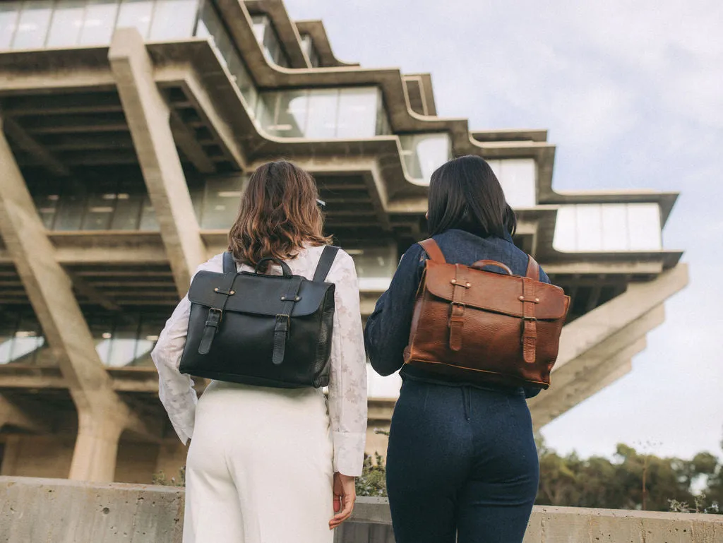 The Convertible Crossbody Backpack - Black