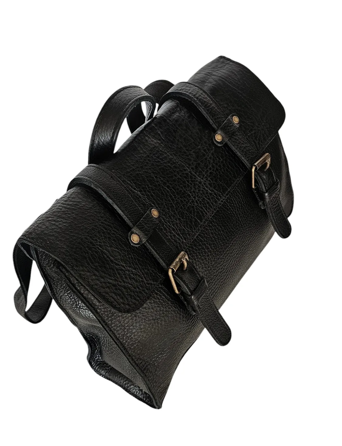 The Convertible Crossbody Backpack - Black