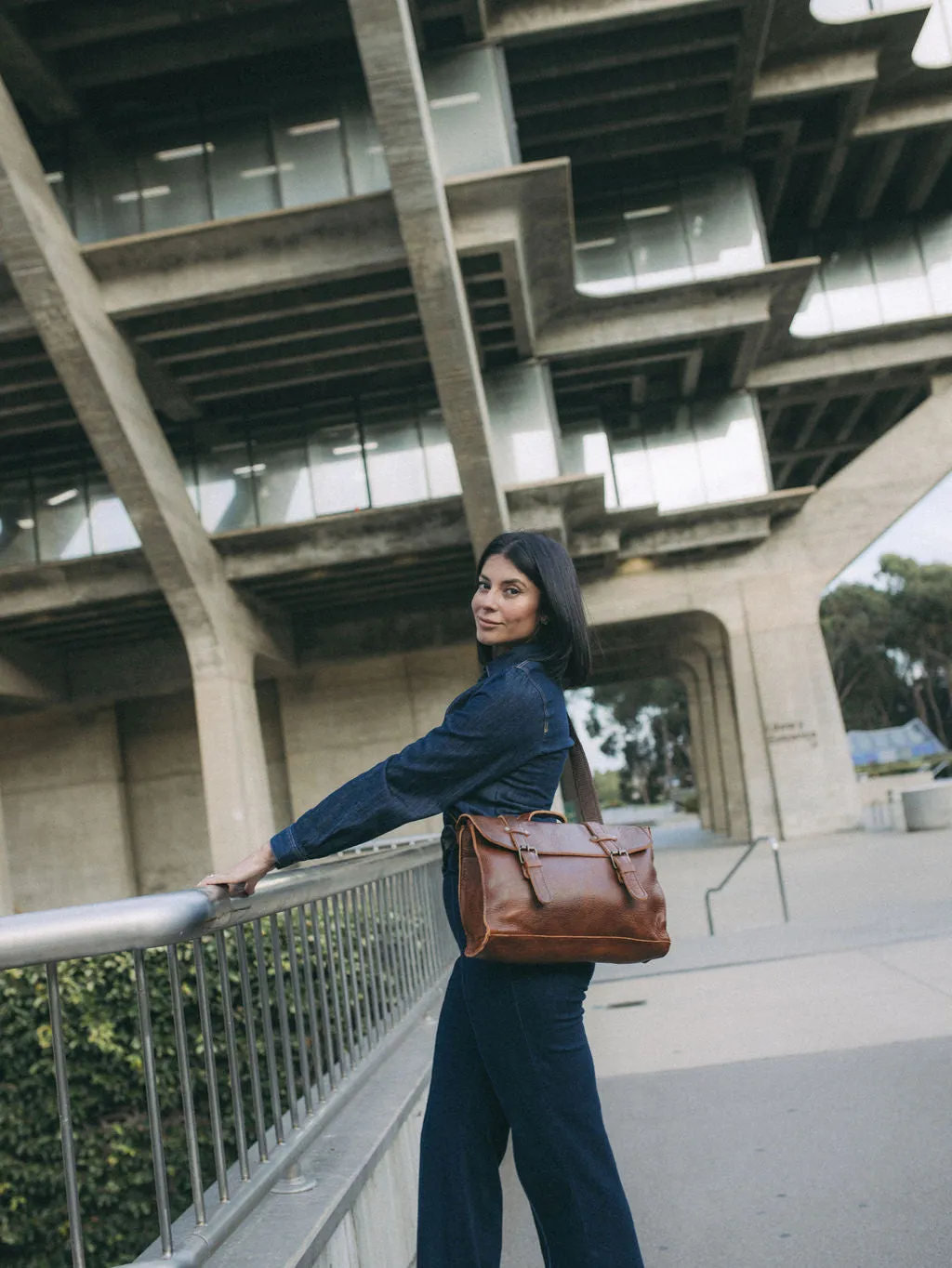 The Convertible Crossbody Backpack - Brown