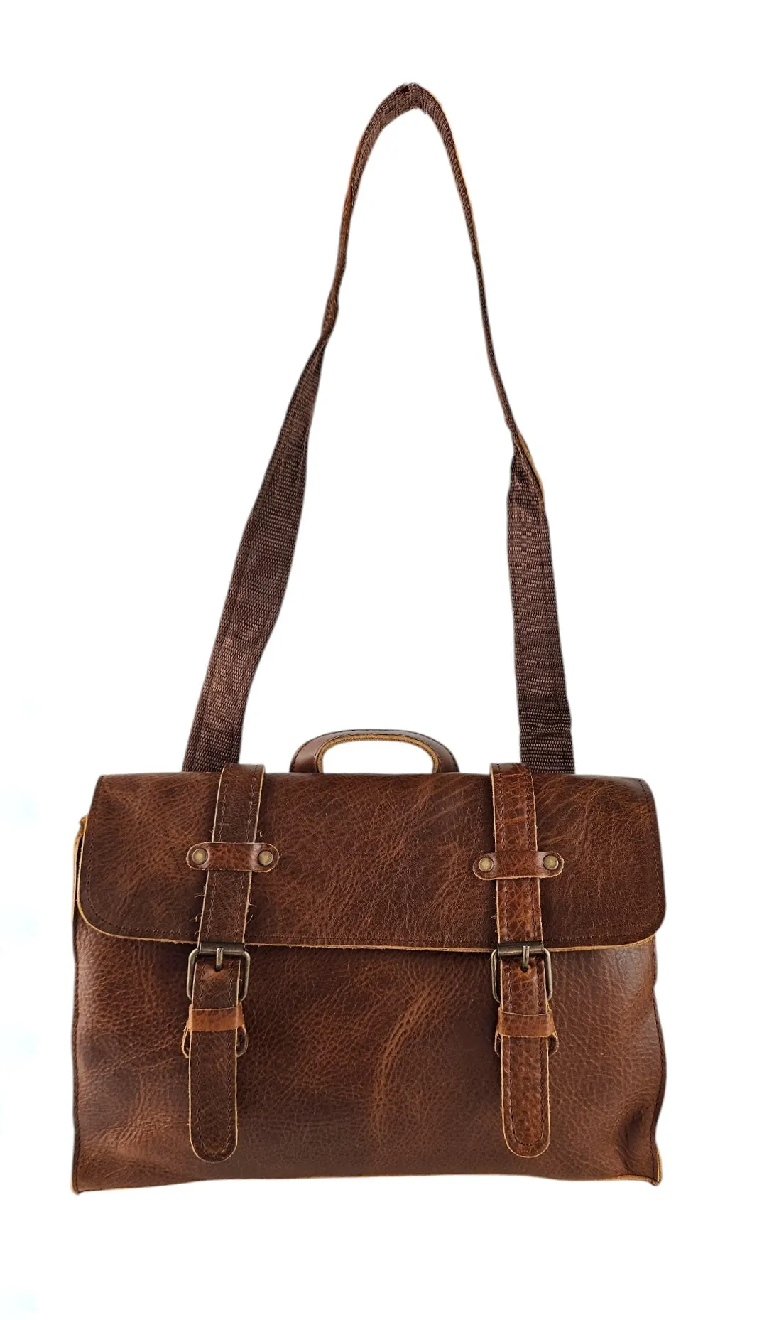 The Convertible Crossbody Backpack - Brown