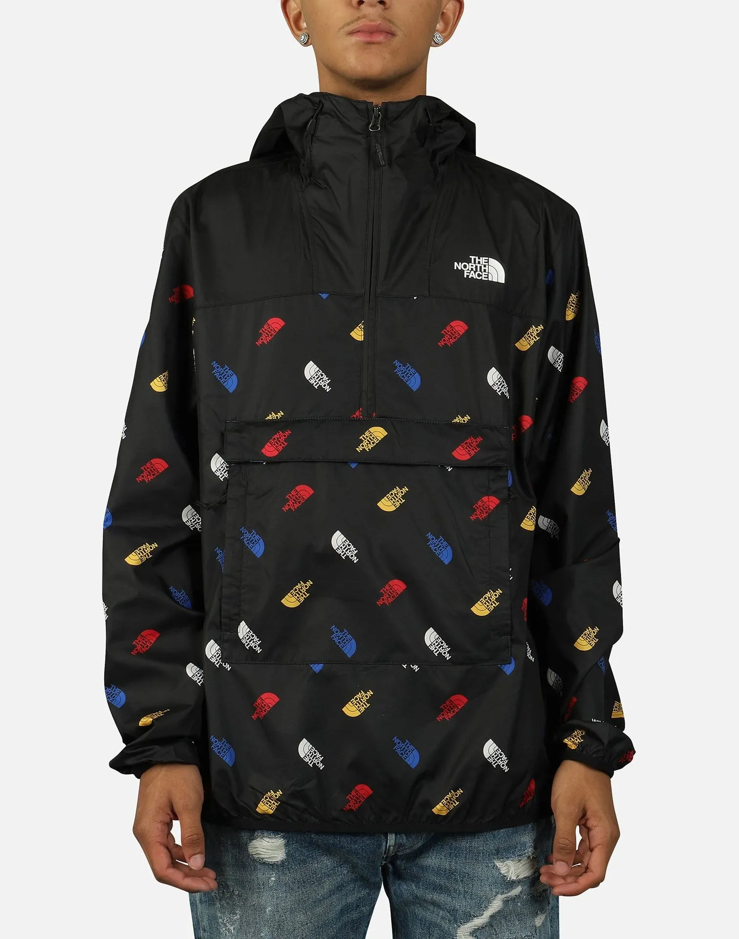 The North Face TNF ALL-OVER LOGO FANORAK JACKET