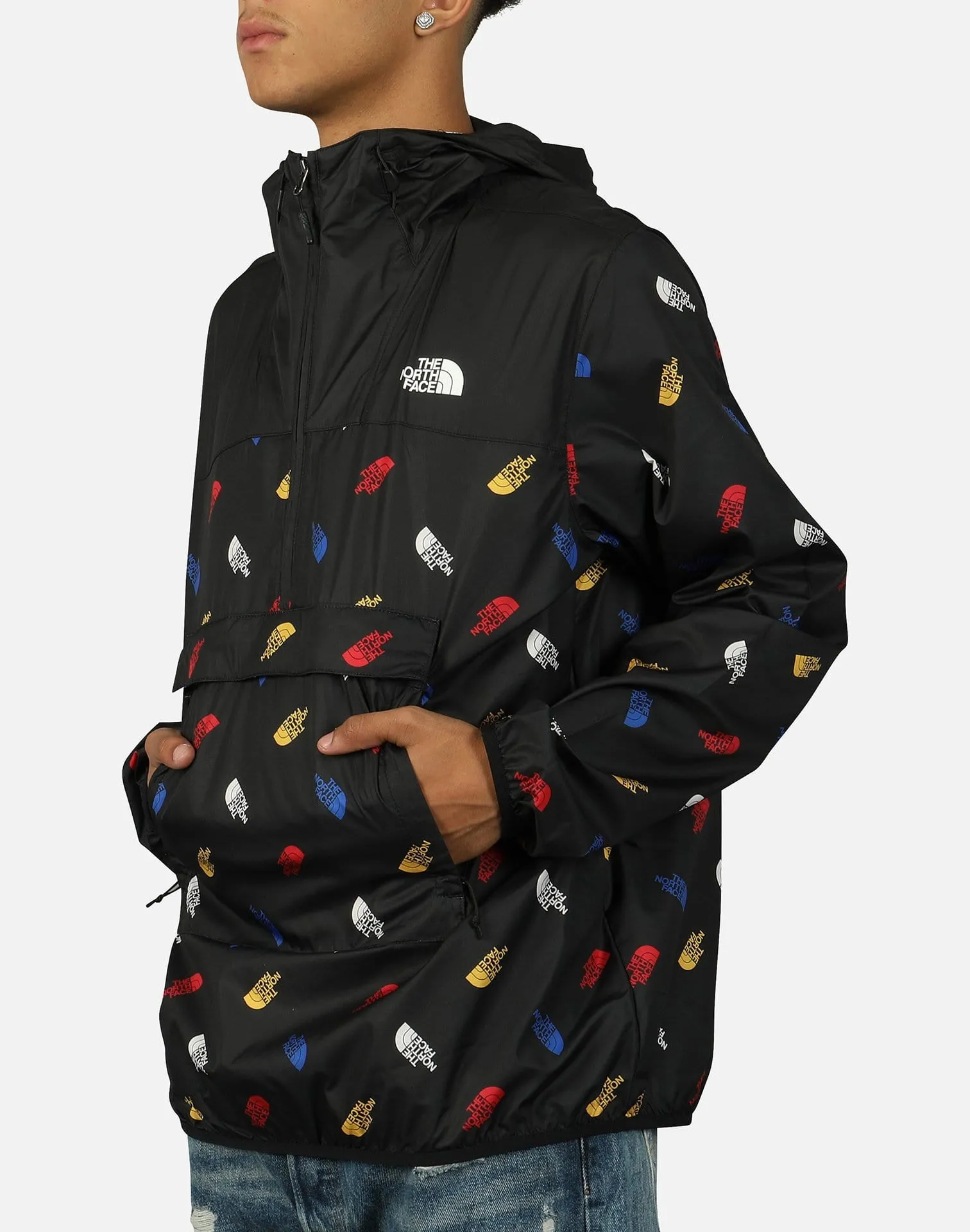 The North Face TNF ALL-OVER LOGO FANORAK JACKET