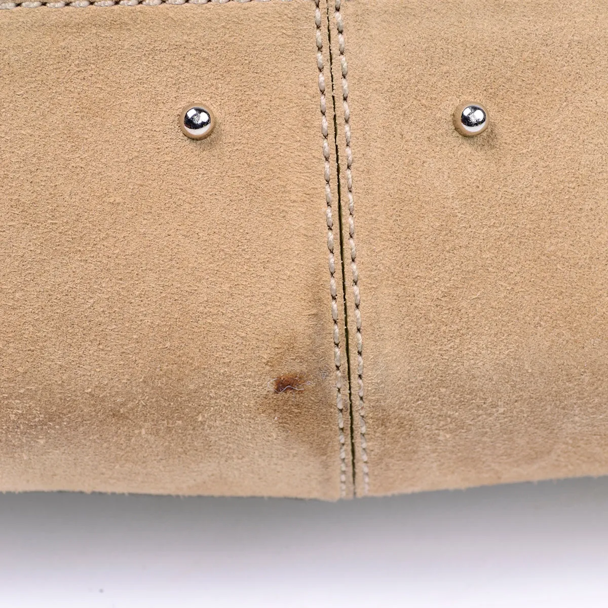 Tod's Large Tan Suede Tote Shopper w/ Built-in Crossbody Leather Bag